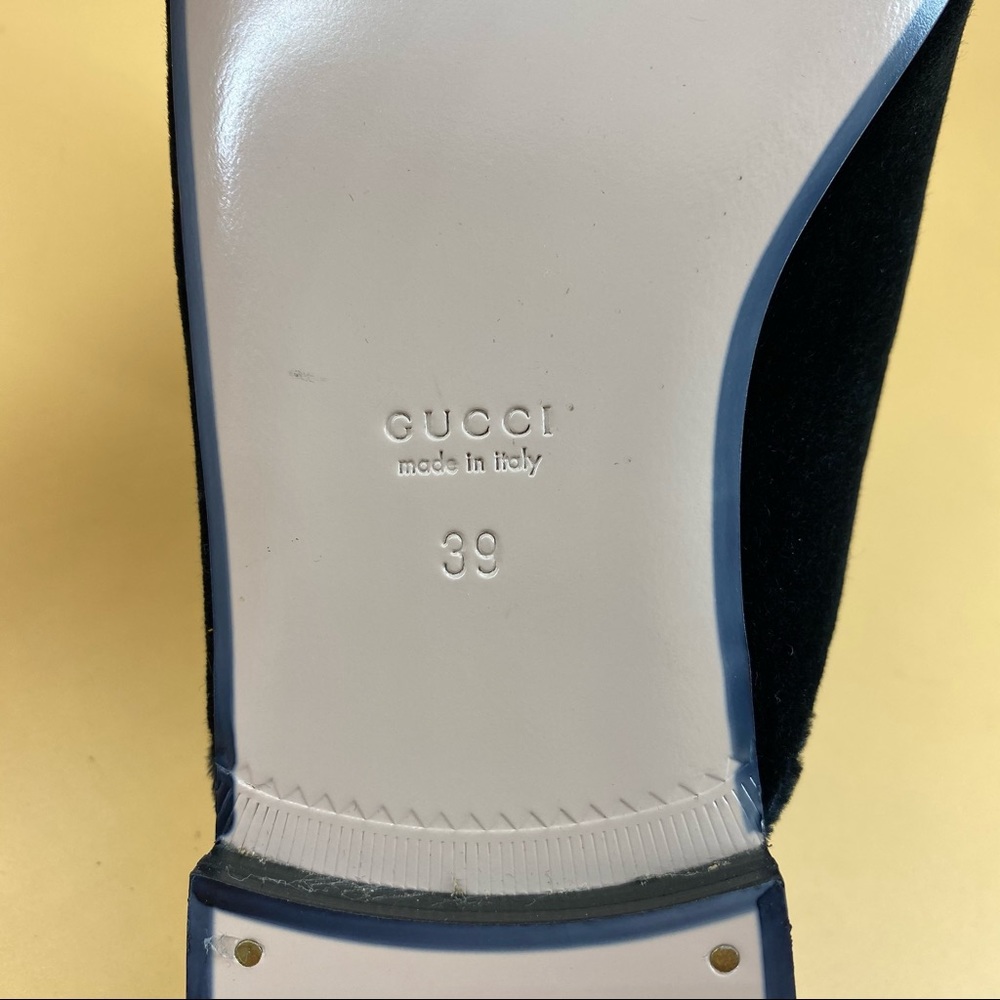 ✈️sold✈️Brand new GUCCI  velvet crystal loafer - Picture 11 of 12